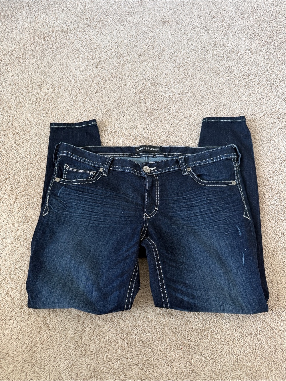 Express Stella low rise legging jeans